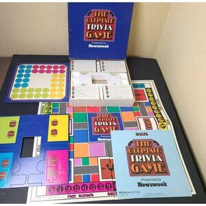 Vintage 1984 NEWSWEEK Ultimate Trivia Game Prem. Ed. Unused Unpunched Quiz Viz